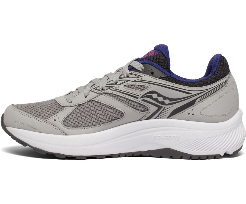 Saucony Cohesion 14 Women's Running Shoes Grey / Purple | AU 095JPQJ